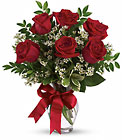 Thoughts of You Bouquet with Red Roses Cottage Florist Lakeland Fl 33813 Premium Flowers lakeland
