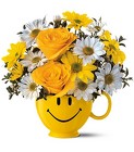 /images/telwhite03/03J500lg.jpg Be Happy Bouquet Premier Flowers from Cottage Florist, Lakeland Fl 33813