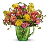/images/telwhite03/09M400lg.jpg Spring Pitcher Bouquet Premier Flowers from Cottage Florist, Lakeland Fl 33813