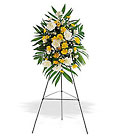 /images/telwhite03/tf188-1lg.jpg Yellow Dawn Spray Premier Flowers from Cottage Florist, Lakeland Fl 33813
