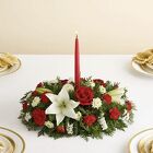 Traditional Christmas Centerpiece Cottage Florist Lakeland Fl 33813 Premium Flowers lakeland