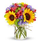 Fields of Gold Mason Jar Cottage Florist Lakeland Fl 33813 Premium Flowers lakeland