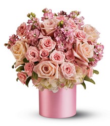 Pinking of You Bouquet Cottage Florist Lakeland Fl 33813 Premium Flowers lakeland