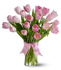 Precious Pink Tulips - Deluxe Cottage Florist Lakeland Fl 33813 Premium Flowers lakeland