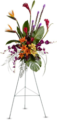   Paradise Tribute Spray  Cottage Florist Lakeland Fl 33813 Premium Flowers lakeland