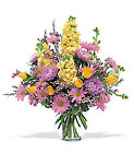 Yellow & Lavender Delight Cottage Florist Lakeland Fl 33813 Premium Flowers lakeland