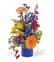 Birthday Flowers in a Mug Cottage Florist Lakeland Fl 33813 Premium Flowers lakeland