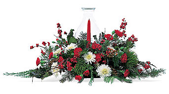 Hurricane Centerpiece Cottage Florist Lakeland Fl 33813 Premium Flowers lakeland