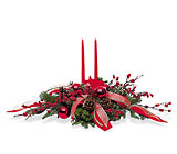 Two Taper Centerpiece Cottage Florist Lakeland Fl 33813 Premium Flowers lakeland